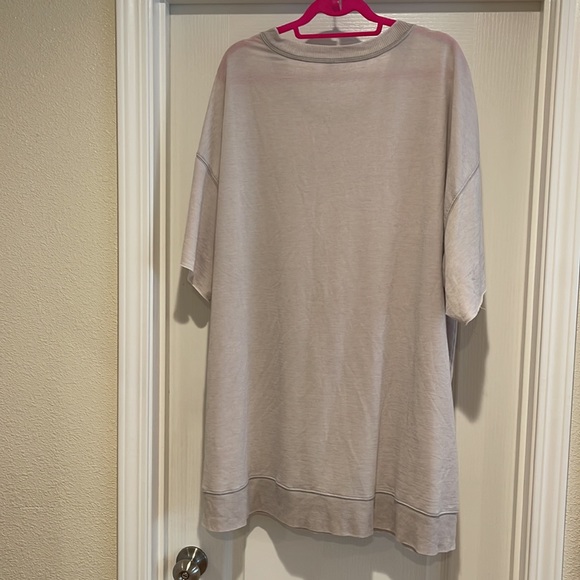 Free People Chill Out Oversized Shirt size L - Picture 7 of 10